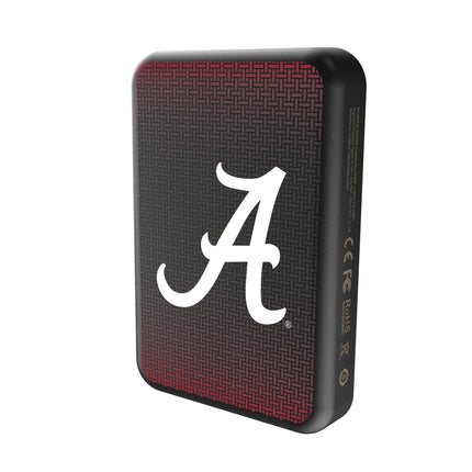 University of Alabama Crimson Tide Script A Linen Wireless Mag Power Bank