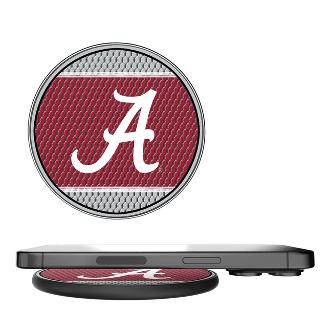 University of Alabama Crimson Tide Script A Mesh 15-Watt Wireless Charger