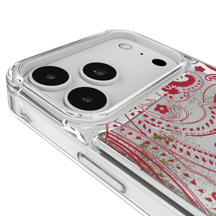 University of Alabama Crimson Tide Script A Paisley Glitter Phone Case for Apple iPhone