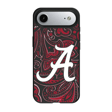 University of Alabama Crimson Tide Script A Paisley MagSafe Compatible Phone Case for Apple iPhone