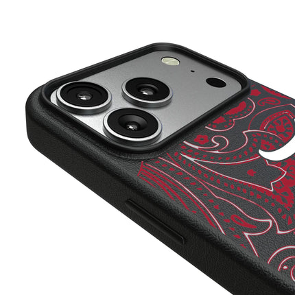 University of Alabama Crimson Tide Script A Paisley MagSafe Compatible Phone Case for Apple iPhone
