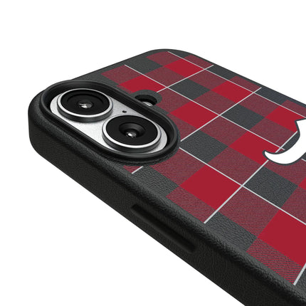 University of Alabama Crimson Tide Script A Plaid MagSafe Compatible Phone Case for Apple iPhone
