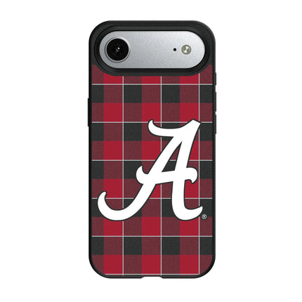 University of Alabama Crimson Tide Script A Plaid MagSafe Compatible Phone Case for Apple iPhone