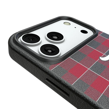 University of Alabama Crimson Tide Script A Plaid MagSafe Compatible Phone Case for Apple iPhone