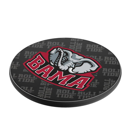University of Alabama Crimson Tide Script A Quadtile 15-Watt Wireless Charger