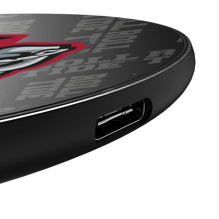 University of Alabama Crimson Tide Script A Quadtile 15-Watt Wireless Charger
