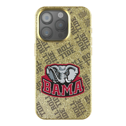 University of Alabama Crimson Tide Script A Quadtile Bling Phone Case for Apple iPhone
