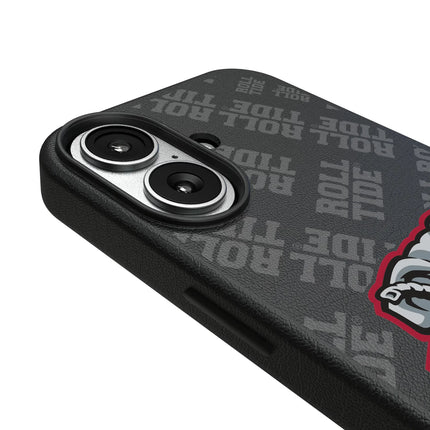 University of Alabama Crimson Tide Script A Quadtile MagSafe Compatible Phone Case for Apple iPhone