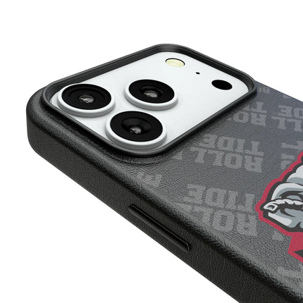 University of Alabama Crimson Tide Script A Quadtile MagSafe Compatible Phone Case for Apple iPhone