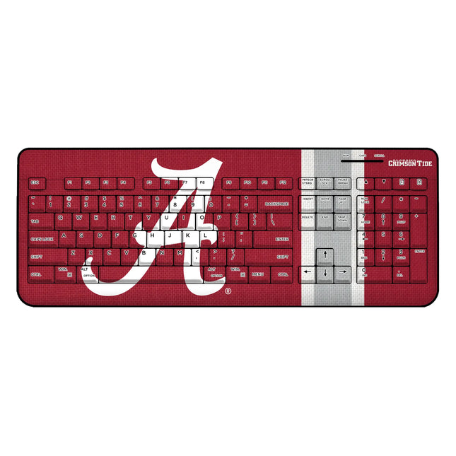 University of Alabama Crimson Tide Script A Stripe Wireless USB Keyboard