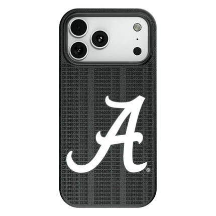 University of Alabama Crimson Tide Script A Text Backdrop MagSafe Compatible Phone Case for Apple iPhone