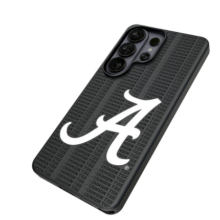 University of Alabama Crimson Tide Script A Text Backdrop MagSafe Compatible Phone Case for Samsung Galaxy