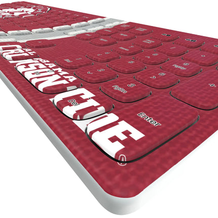 University of Alabama Crimson Tide Stripe Curved Wireless Keyboard