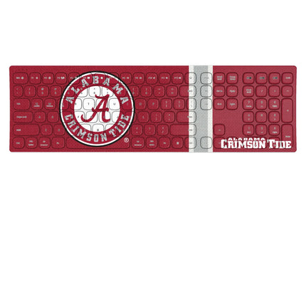 University of Alabama Crimson Tide Stripe Curved Wireless Keyboard