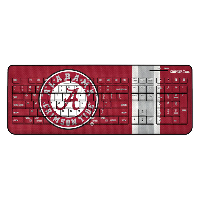 University of Alabama Crimson Tide Stripe Wireless USB Keyboard
