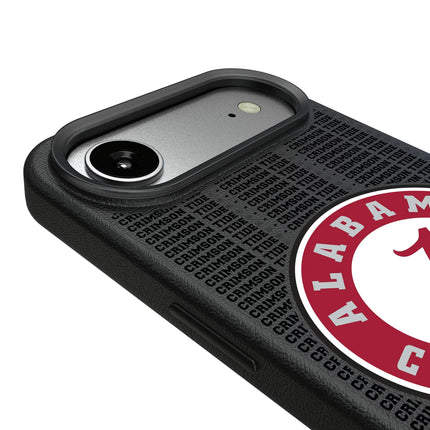 University of Alabama Crimson Tide Text Backdrop MagSafe Compatible Phone Case for Apple iPhone