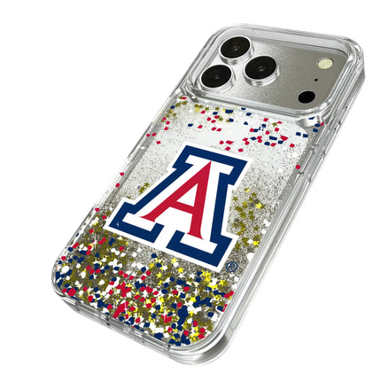 University of Arizona Wildcats Confetti Glitter Phone Case for Apple iPhone