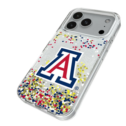 University of Arizona Wildcats Confetti Glitter Phone Case for Apple iPhone