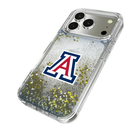 University of Arizona Wildcats Linen Glitter Phone Case for Apple iPhone