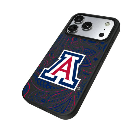 University of Arizona Wildcats Paisley MagSafe Compatible Phone Case for Apple iPhone