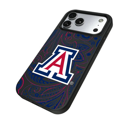 University of Arizona Wildcats Paisley MagSafe Compatible Phone Case for Apple iPhone