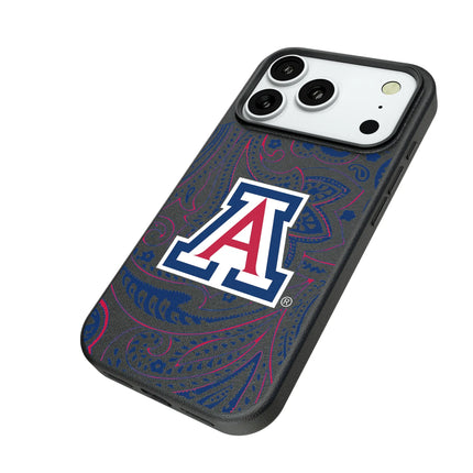 University of Arizona Wildcats Paisley MagSafe Compatible Phone Case for Apple iPhone