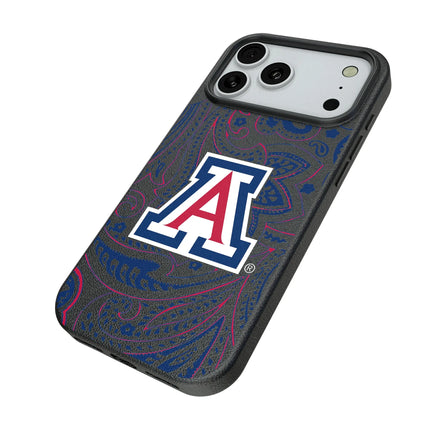 University of Arizona Wildcats Paisley MagSafe Compatible Phone Case for Apple iPhone