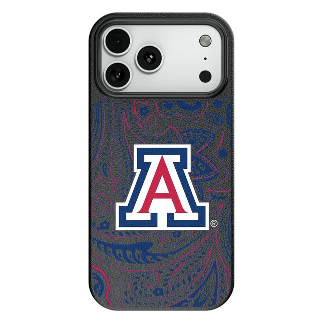 University of Arizona Wildcats Paisley MagSafe Compatible Phone Case for Apple iPhone
