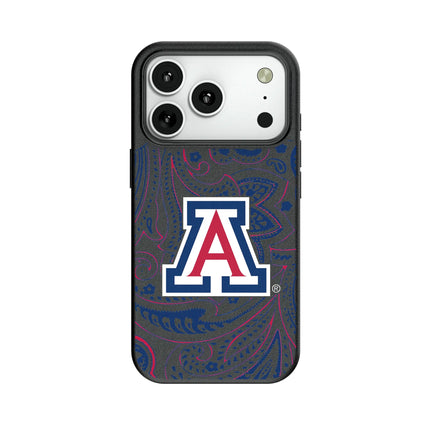 University of Arizona Wildcats Paisley MagSafe Compatible Phone Case for Apple iPhone