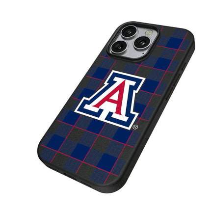 University of Arizona Wildcats Plaid MagSafe Compatible Phone Case for Apple iPhone