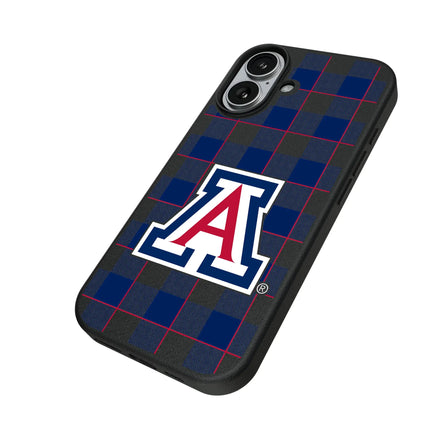 University of Arizona Wildcats Plaid MagSafe Compatible Phone Case for Apple iPhone