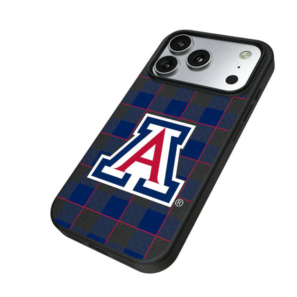 University of Arizona Wildcats Plaid MagSafe Compatible Phone Case for Apple iPhone