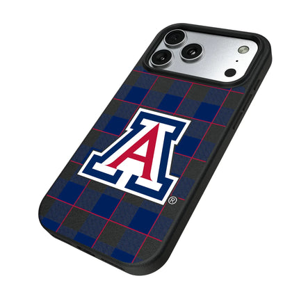 University of Arizona Wildcats Plaid MagSafe Compatible Phone Case for Apple iPhone