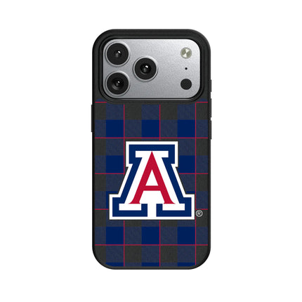 University of Arizona Wildcats Plaid MagSafe Compatible Phone Case for Apple iPhone