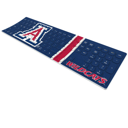 University of Arizona Wildcats Stripe Curved Wireless Keyboard