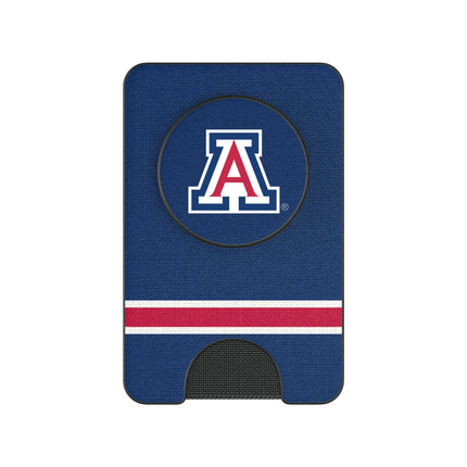 University of Arizona Wildcats Stripe PopSockets MagSafe-Compatible PopWallet+