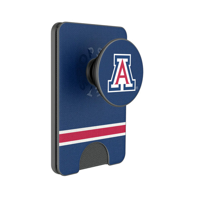 University of Arizona Wildcats Stripe PopSockets MagSafe-Compatible PopWallet+