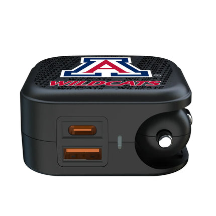 University of Arizona Wildcats Text Backdrop 2 in 1 USB A/C Charger