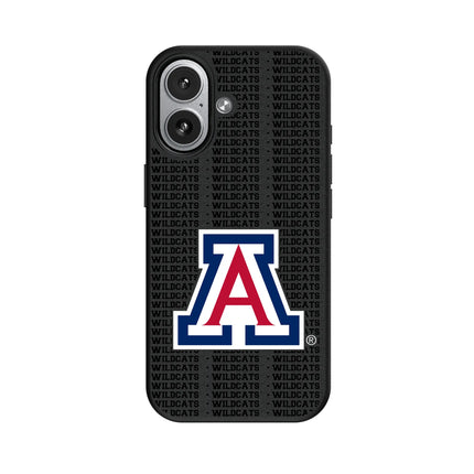 University of Arizona Wildcats Text Backdrop MagSafe Compatible Phone Case for Apple iPhone
