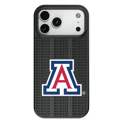 University of Arizona Wildcats Text Backdrop MagSafe Compatible Phone Case for Apple iPhone