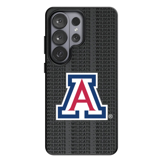 University of Arizona Wildcats Text Backdrop MagSafe Compatible Phone Case for Samsung Galaxy