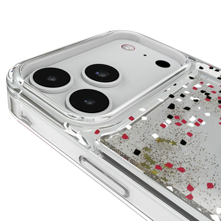 University of Arkansas Fayetteville Razorbacks Confetti Glitter Phone Case for Apple iPhone