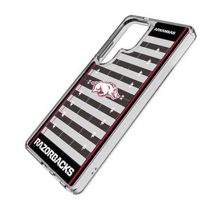 University of Arkansas Fayetteville Razorbacks Field Clear Phone Case for Samsung Galaxy