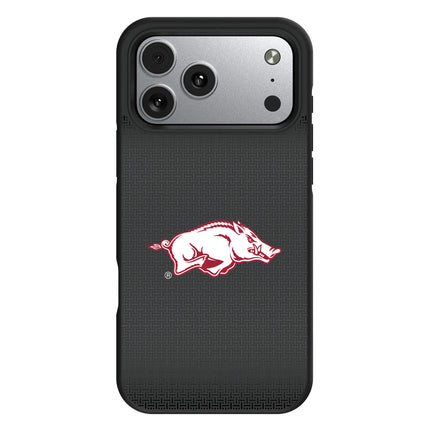 University of Arkansas Fayetteville Razorbacks Linen Bump Phone Case for Apple iPhone