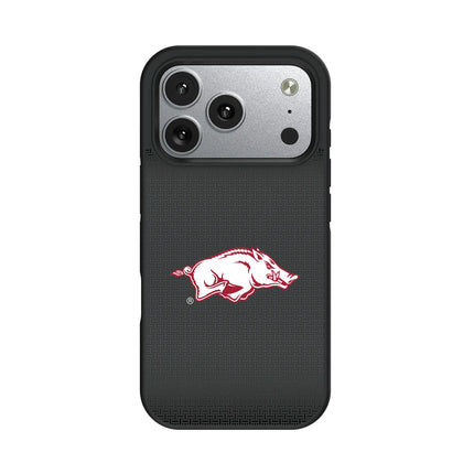 University of Arkansas Fayetteville Razorbacks Linen Bump Phone Case for Apple iPhone