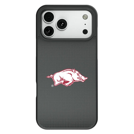 University of Arkansas Fayetteville Razorbacks Linen Bump Phone Case for Apple iPhone
