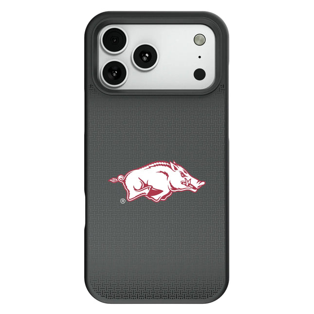 University of Arkansas Fayetteville Razorbacks Linen Bump Phone Case for Apple iPhone