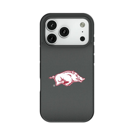 University of Arkansas Fayetteville Razorbacks Linen Bump Phone Case for Apple iPhone
