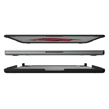 University of Arkansas Fayetteville Razorbacks Linen Laptop Case for Apple MacBook