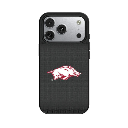 University of Arkansas Fayetteville Razorbacks Linen MagSafe Compatible Phone Case for Apple iPhone